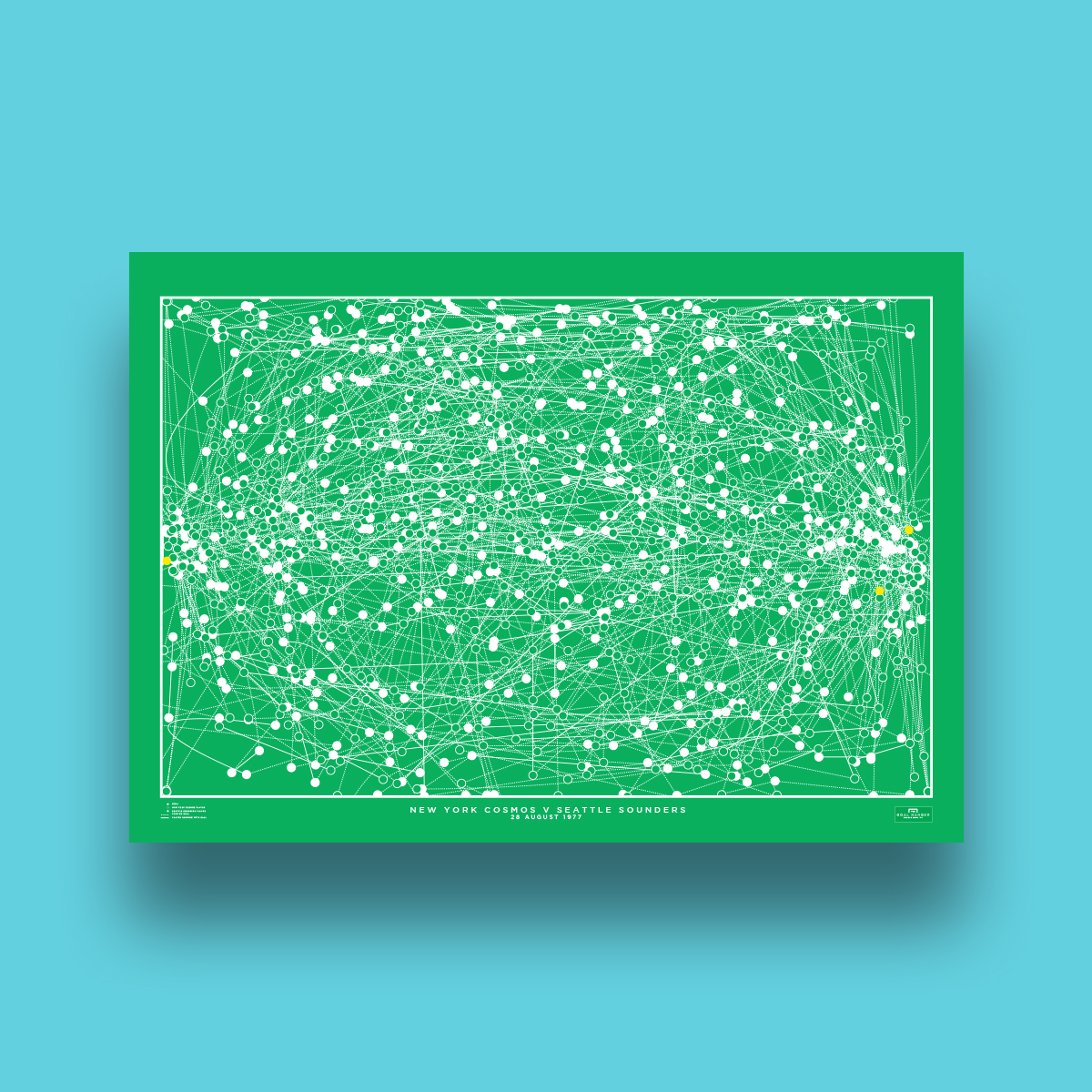 Soccer Bowl 77 The Goal Hanger fan’s choice print New York Cosmos